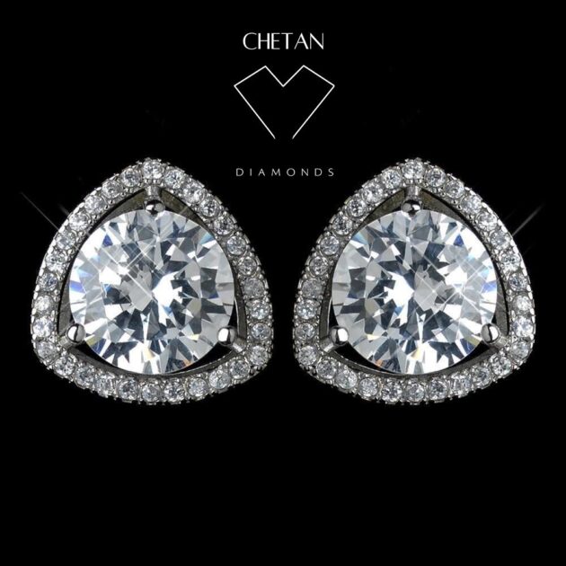 Triad Diamond Earrings